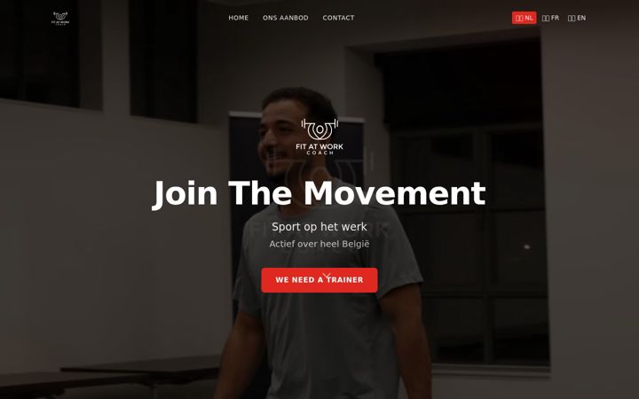 Екранна снимка на fitatworkcoach.be