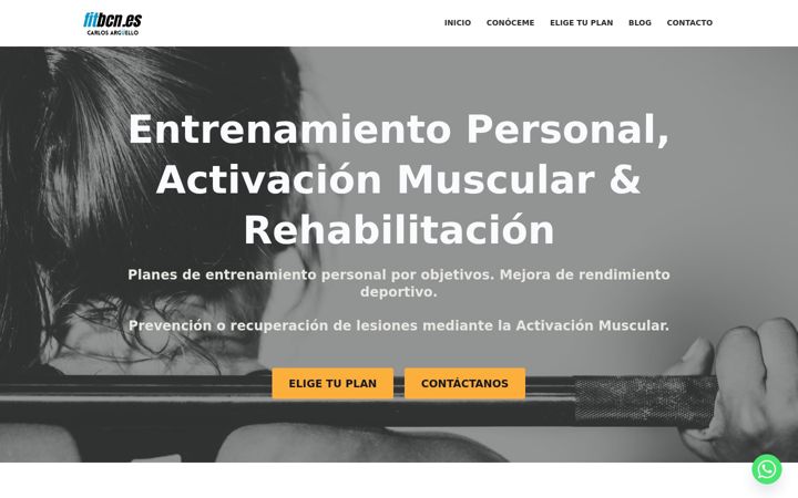 Screenshot von fitbcn.es