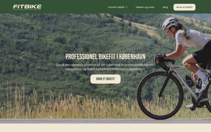 Screenshot of fitbike.dk