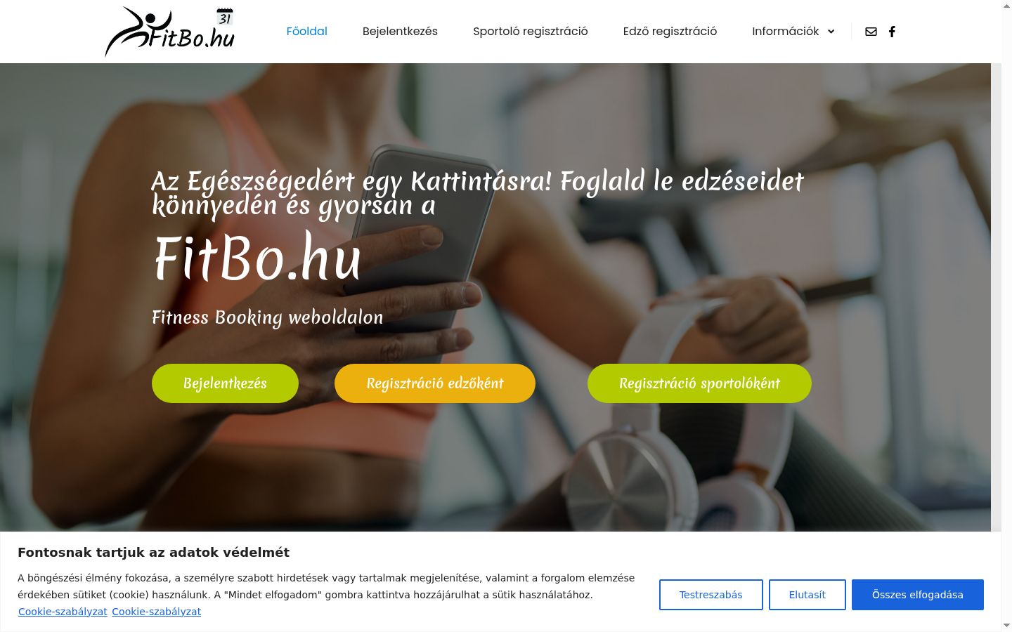 Screenshot tal-banner tal-kunsens muri qabel kwalunkwe interazzjoni