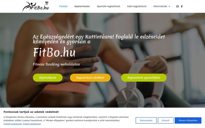 Screenshot of fitbo.hu