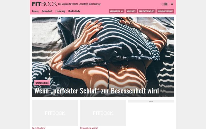 Screenshot of fitbook.de