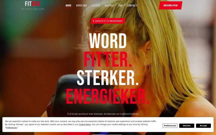 Screenshot of fitbox-brasschaat.be