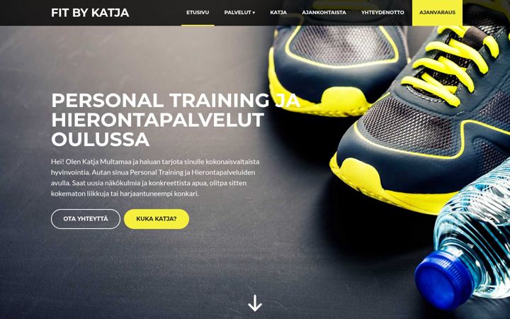 Screenshot of fitbykatja.net