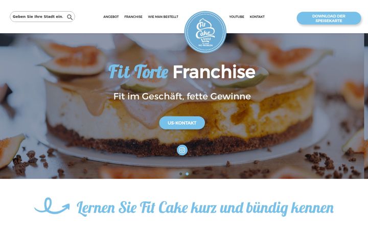 Screenshot of fitcakenosugar.de