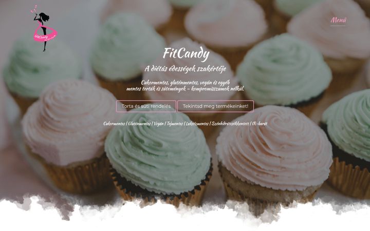 Skärmbild av fitcandy.hu