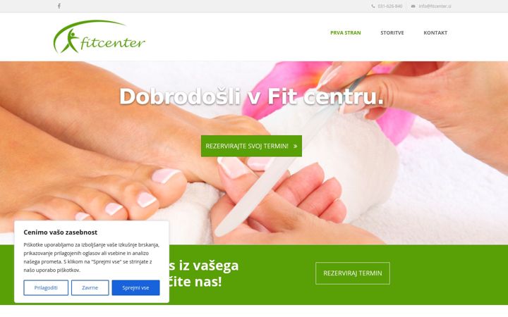 Screenshot of fitcenter.si