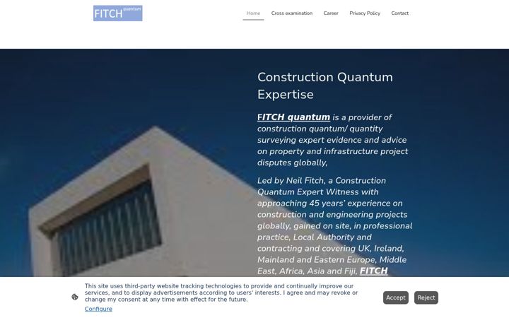 Snímek obrazovky fitch-quantum.co.uk