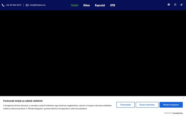 Screenshot of fitdoktor.hu