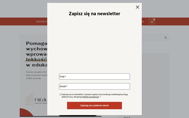 Screenshot of fitedukacja.com.pl