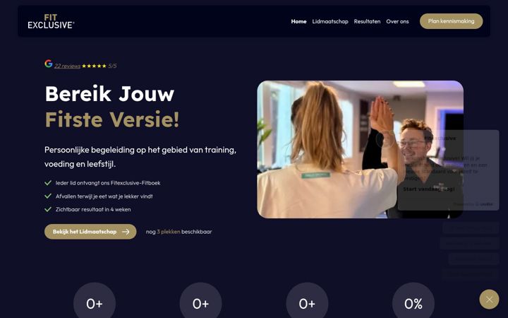 Screenshot of fitexclusive.eu