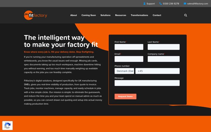 Capture d'écran de fitfactory.com