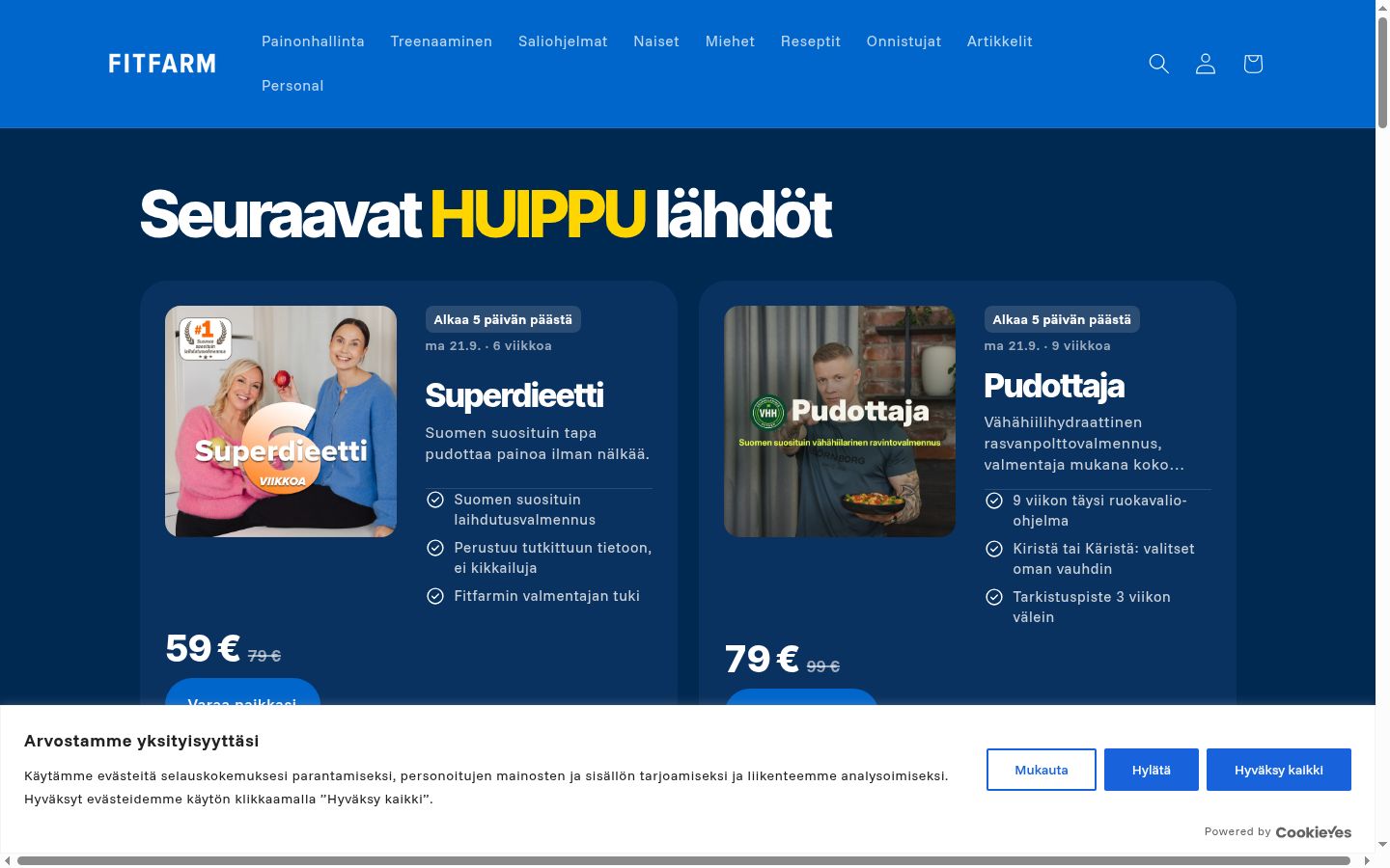 Sutikimo reklamjuostės, rodytos prieš bet kokią sąveiką, ekrano kopija