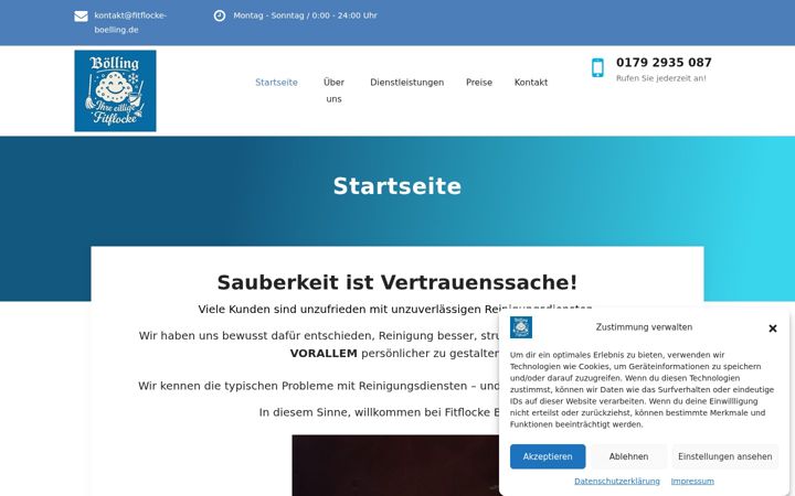 Screenshot of fitflocke-boelling.de
