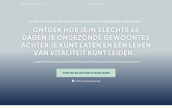 Screenshot of fitfoodfocus.nu