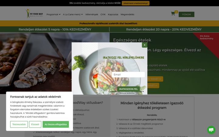 Screenshot of fitfoodway.hu