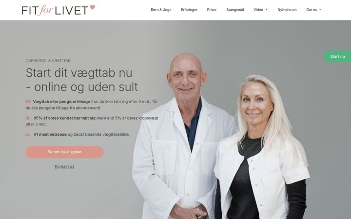 Screenshot of fitforliivet.dk
