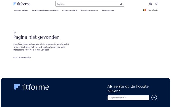 Screenshot of fitforme.ch