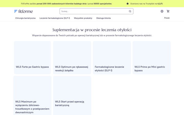 Screenshot of fitforme.com.pl
