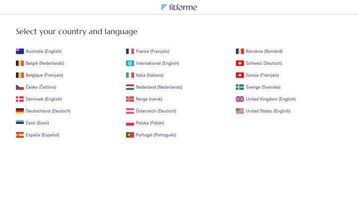 Screenshot of fitforme.com