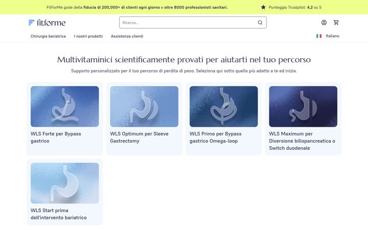 Screenshot of fitforme.it