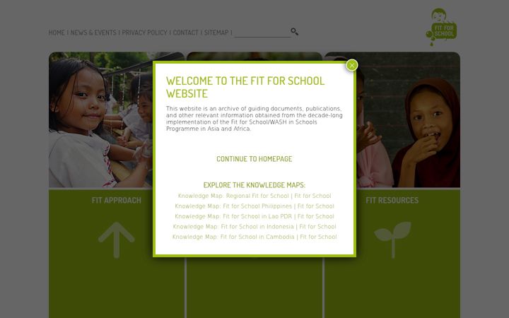 Screenshot of fitforschool.international