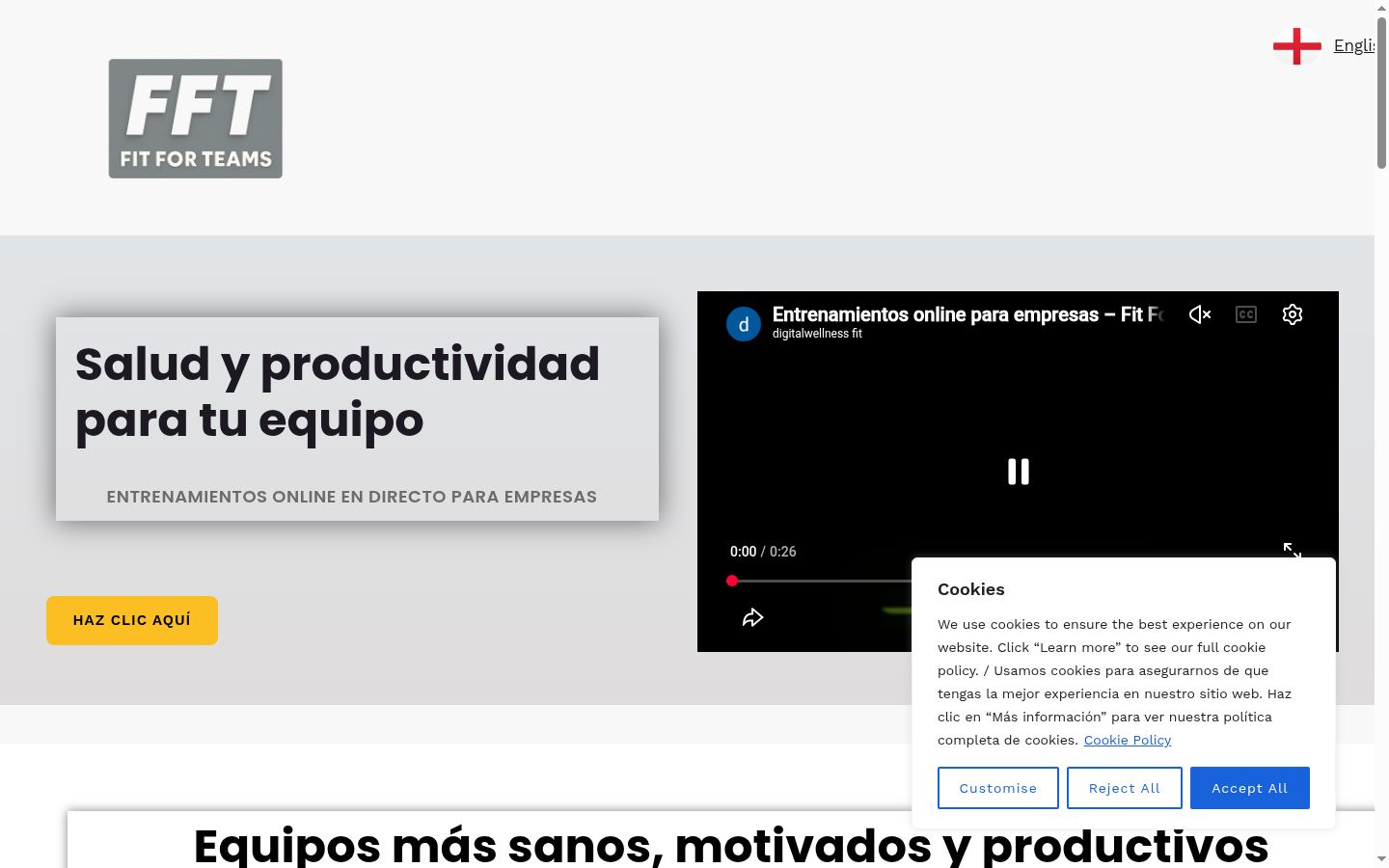Screenshot tal-banner tal-kunsens muri qabel kwalunkwe interazzjoni
