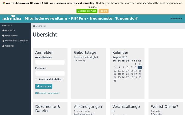 Screenshot of fitfourfun.de