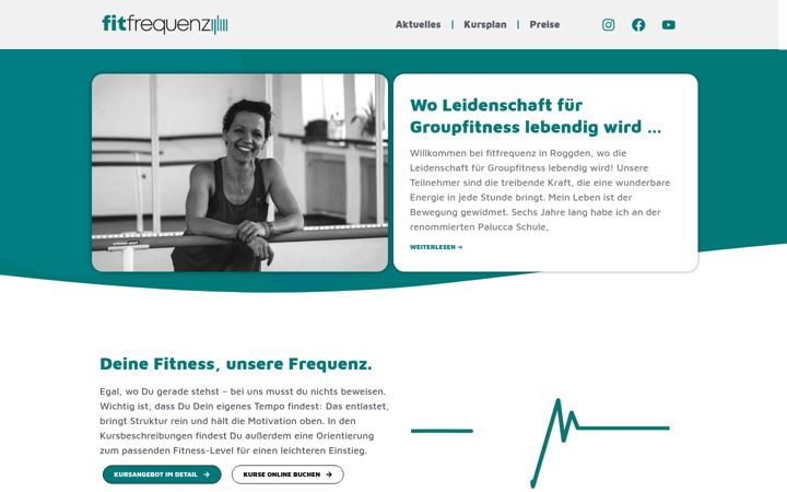 Screenshot of fitfrequenz.de