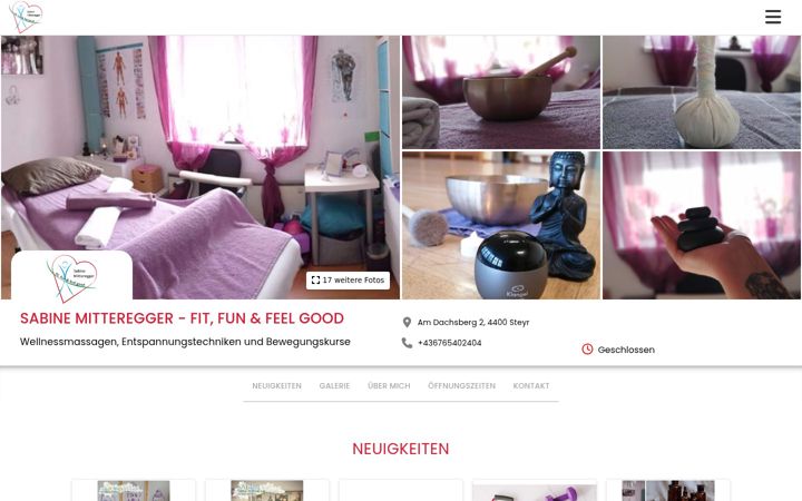 Snímek obrazovky fitfunfeelgood.at
