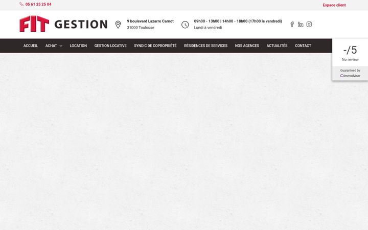 Screenshot of fitgestion.com