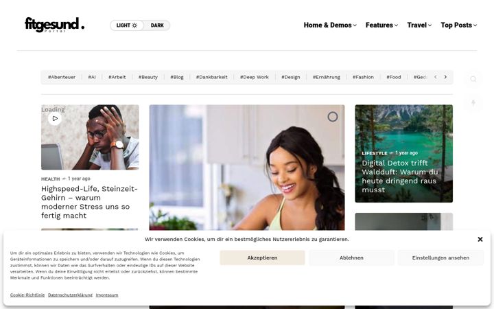 Screenshot of fitgesundportal.de