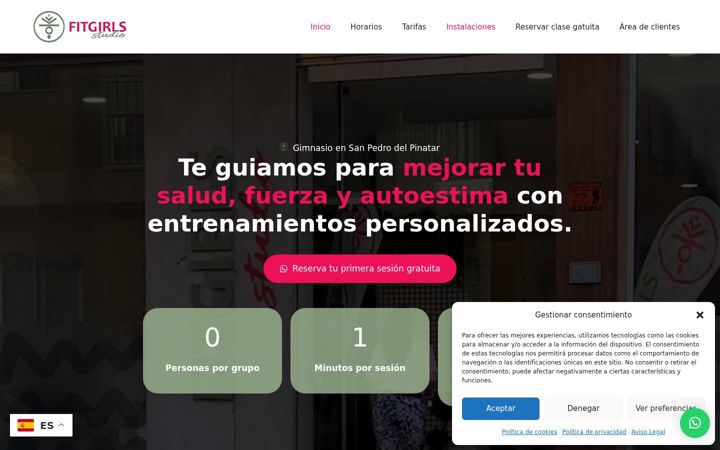 Screenshot of fitgirlsstudio.com
