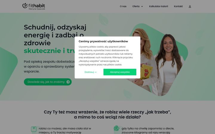 Screenshot of fithabit.pl