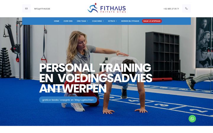 Screenshot of fithaus.be
