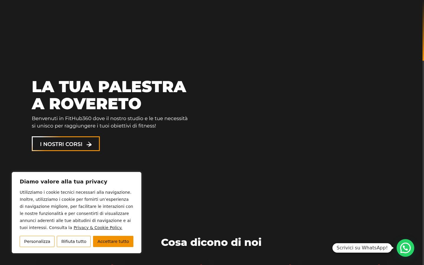 Captura de pantalla del banner de consentimiento mostrado antes de cualquier interacción