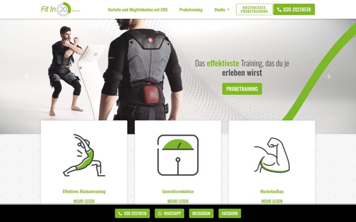 Screenshot of fitin20.de