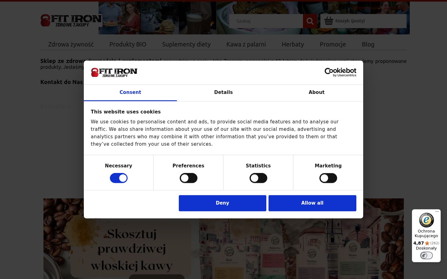 Snímka obrazovky banera súhlasu zobrazeného pred akoukoľvek interakciou