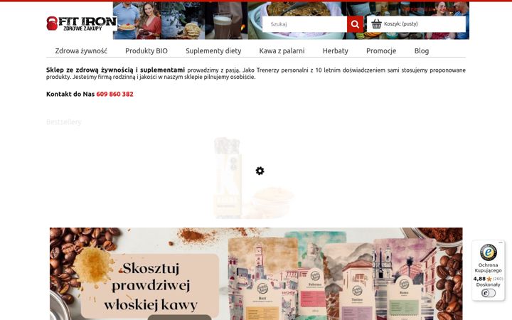 Screenshot of fitironsklep.pl