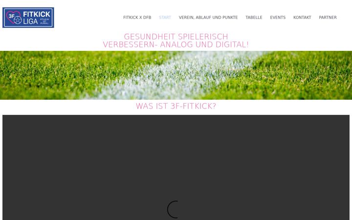 Screenshot of fitkickliga.de
