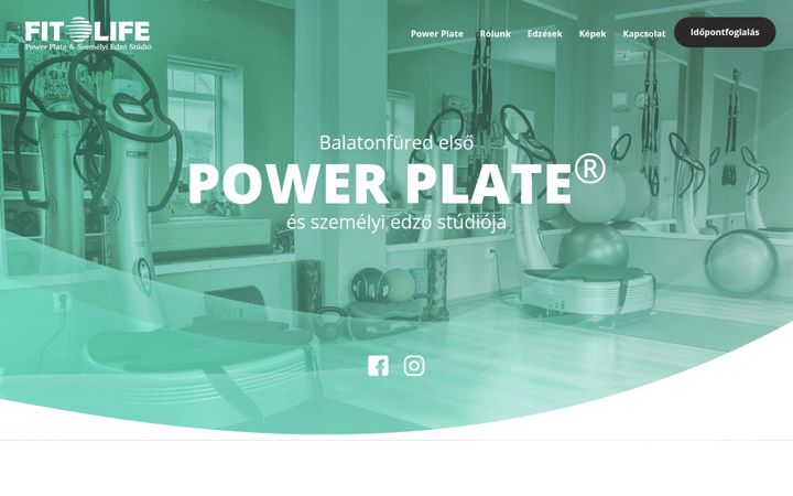 Screenshot of fitlife-balatonfured.hu
