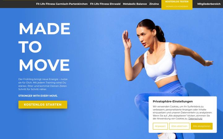 Screenshot of fitlife-gap.de