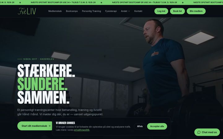 Screenshot of fitliv.dk