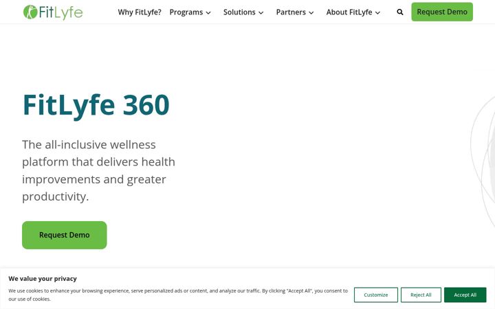 Screenshot of fitlyfe.com