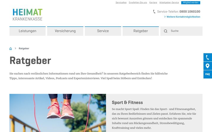 Screenshot of fitmacher.de