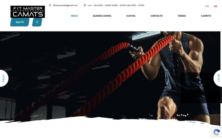 Screenshot of fitmastercamats.com