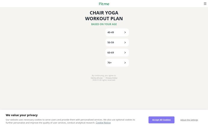 Screenshot of fitme.health