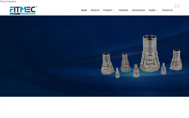 Screenshot of fitmecengineers.com