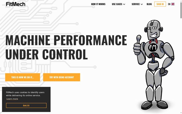 Screenshot of fitmech.com