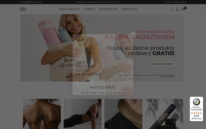 Screenshot of fitmeshop.pl